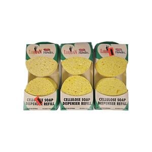 Libman Love Handles Vintage 2002 Cellulose Soap Dispenser Refill 3 Packs NOS